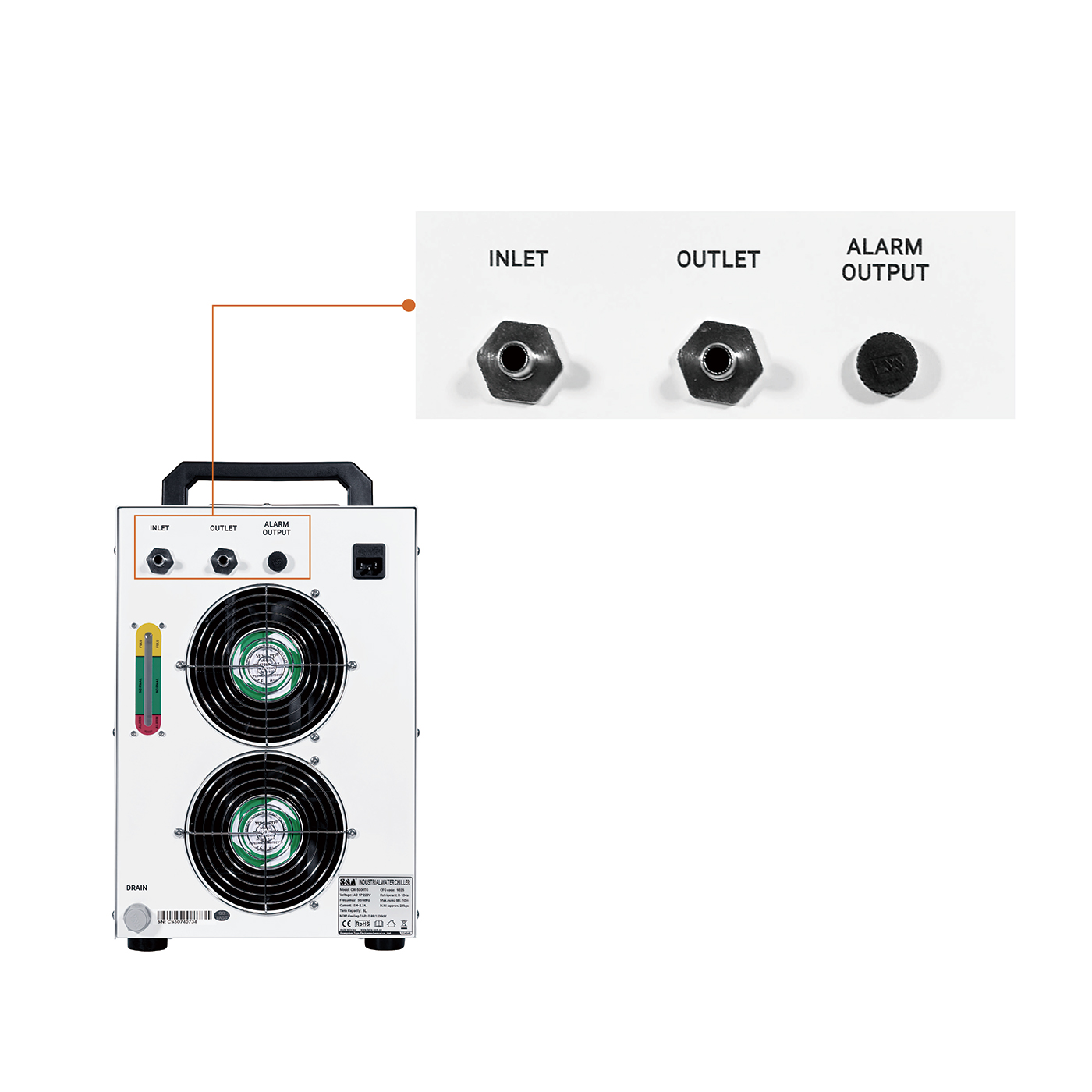 CW5000 냉각수 기계